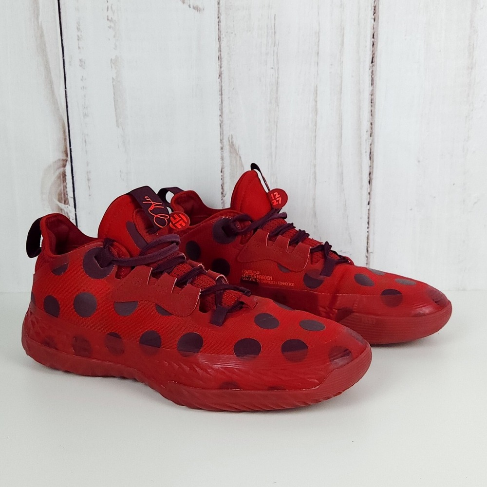 Adidas Harden Vol 5 Futurenatural Basketball Shoes Red H68595 Mens 8.5